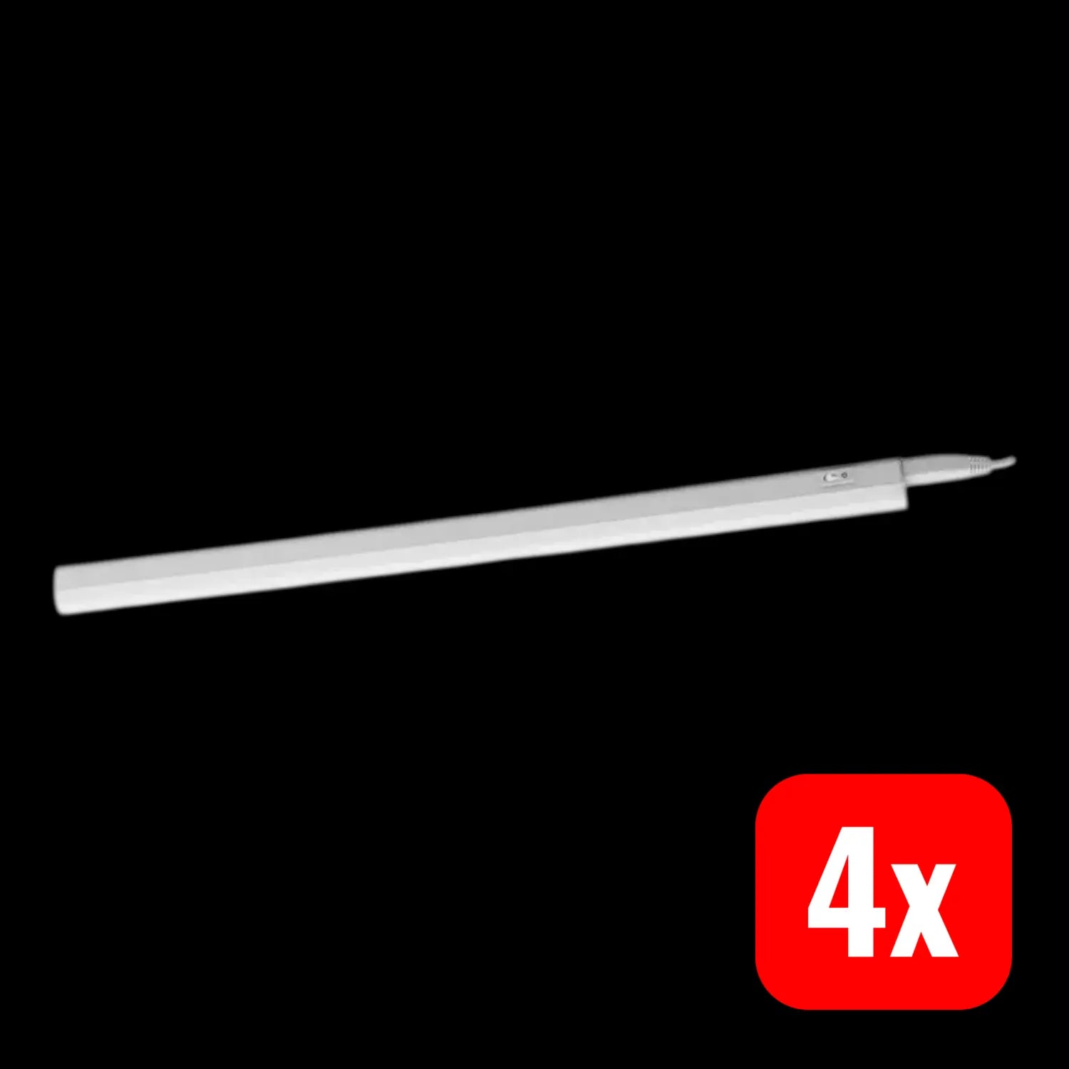 B-Ware Osram Led Lichtleiste Lichtband Unterbauleuchte Weiß Schalter 57 Cm 4 Stück - 4099854532658