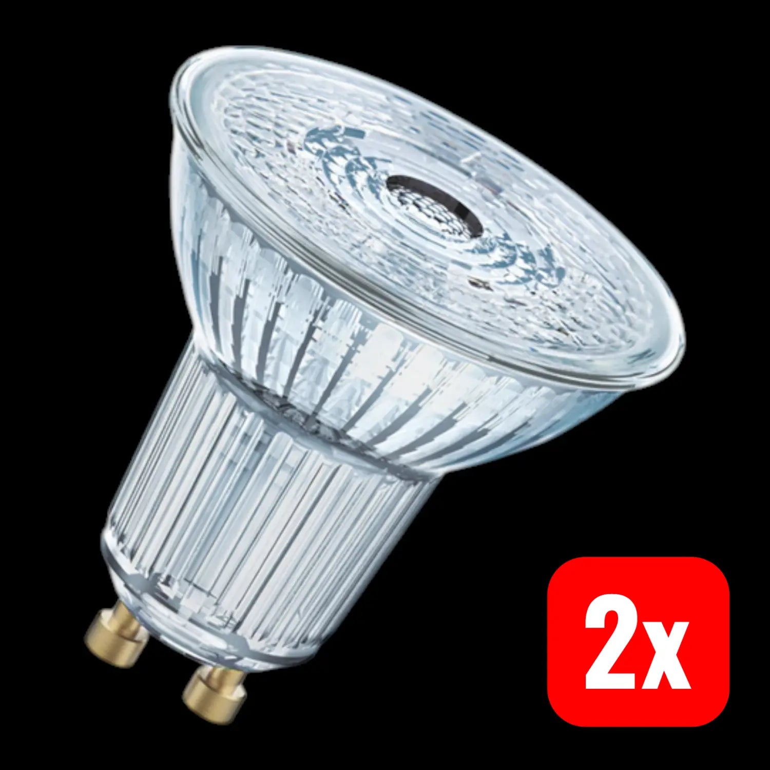 B-Ware Osram Reflektor Lampe Led Leuchtmittel Gu10 Universalweiß Klar 4,3 W Glas 2 Stück - 4058075036703