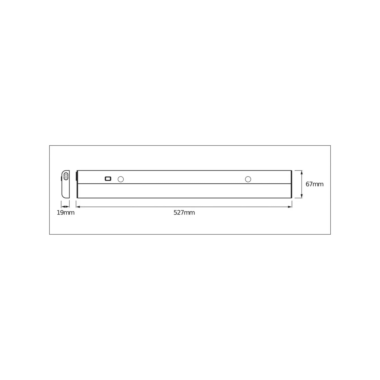 B-Ware Osram Led Sensor Unterbauleuchte Lichtleiste Linear Flat 4000 K 3 Stück