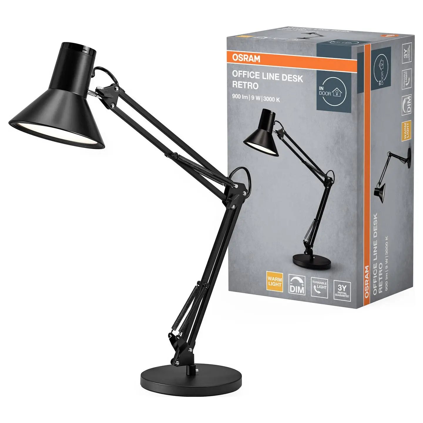 B-Ware Osram Tischlampe Schreibtischleuchte Led Office Line Desk Retro Siehe Text/Foto - 4099854463952