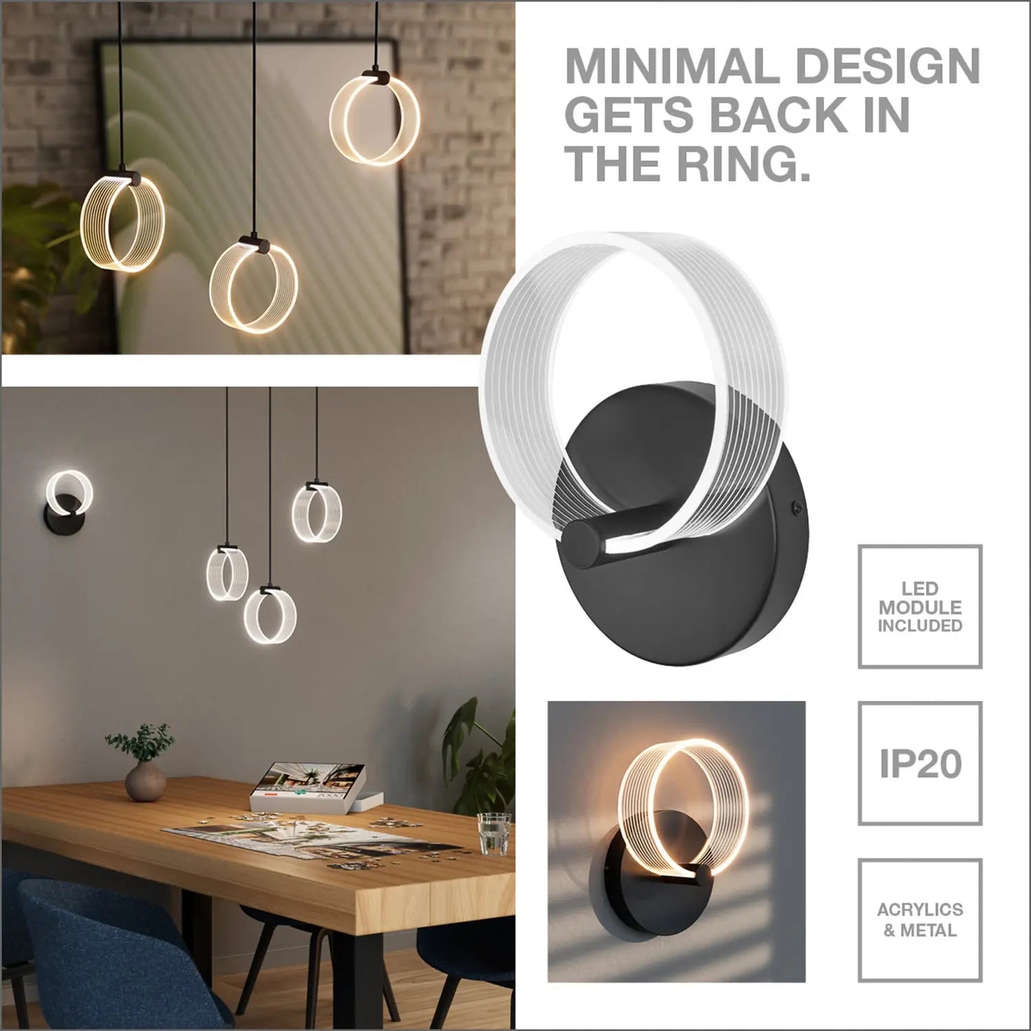 B-Ware Osram Wandleuchte Wandlampe Led Decor Circle Cct Lichtfarbe Schwarz - 4099854453410