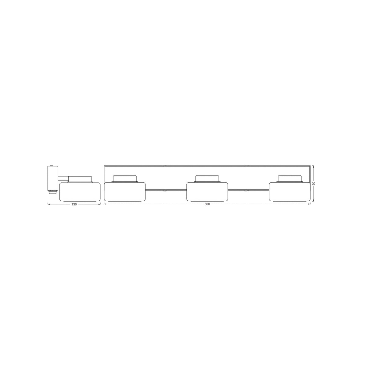 OSRAM Wandleuchte Wandlampe LED Badezimmerleuchte ORBIS FLAME Schwarz IP44 CCT - 4099854447884