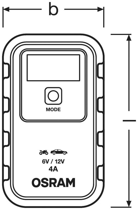B-Ware Osram Auto Oebcs904 Automatikladegerät Ladegerät Batterieladegerät Auto Motorrad - 4052899620520