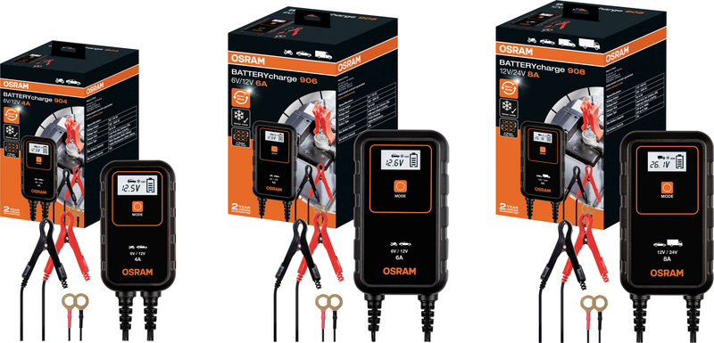 B-Ware Osram Auto Oebcs904 Automatikladegerät Ladegerät Batterieladegerät Auto Motorrad - 4052899620520
