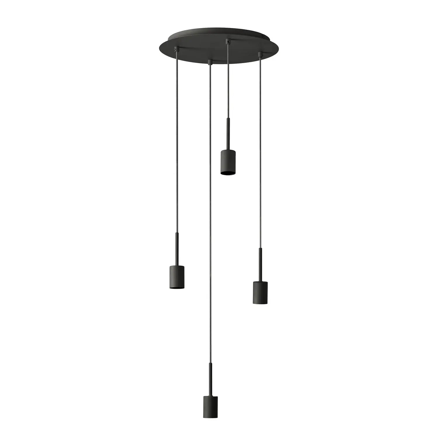 B-Ware Osram Pendelleuchte Hängelampe Decor Needle Plate Anthrazit 4 Flammig E27 Led860 - 4058075848481