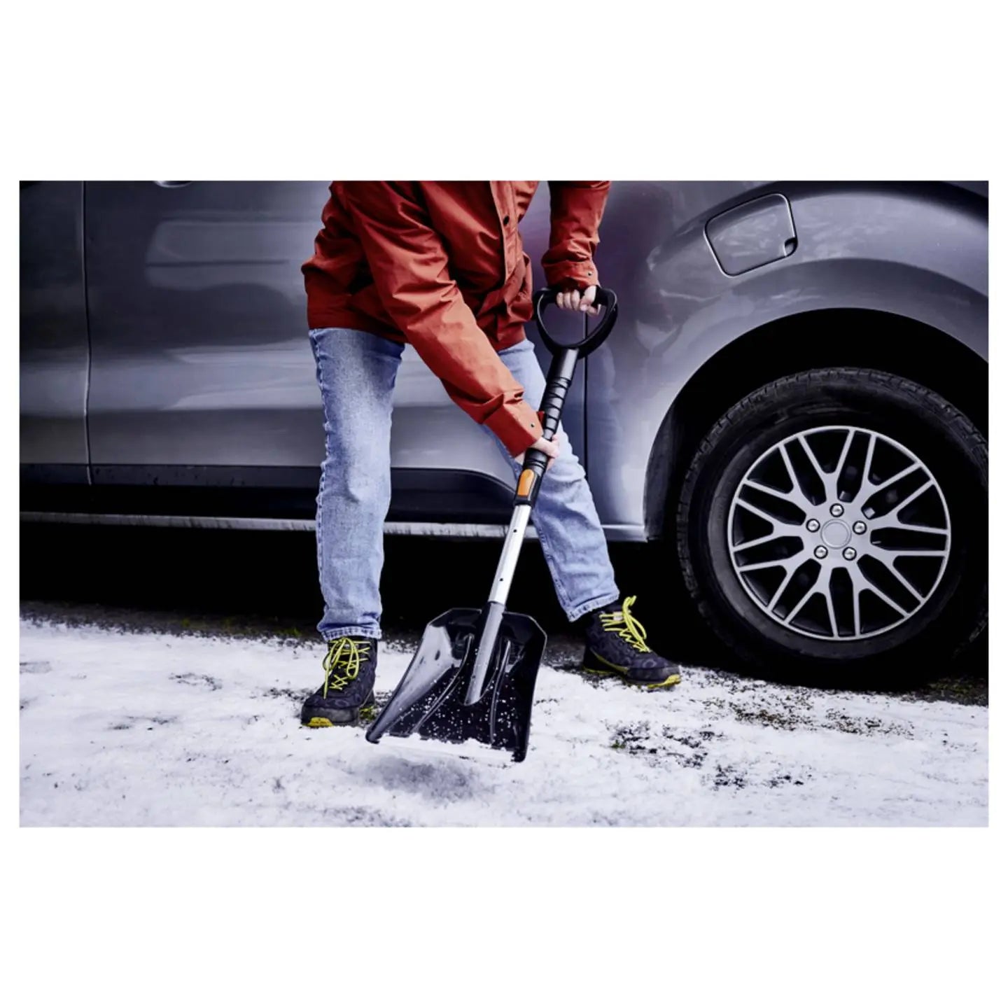 B-Ware Osram Eiskratzer Schneebürste Schaufel Abzieher Scheibenreiniger Schwarz - 4062172423939