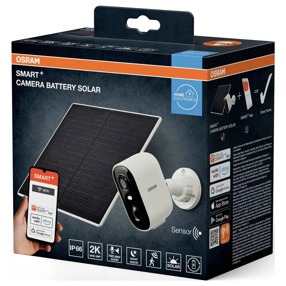 B-Ware Osram überwachungskamera Kamera Smartplus Weiß Cloud Alexa Polycarbonat Ip66 - 4058075850576