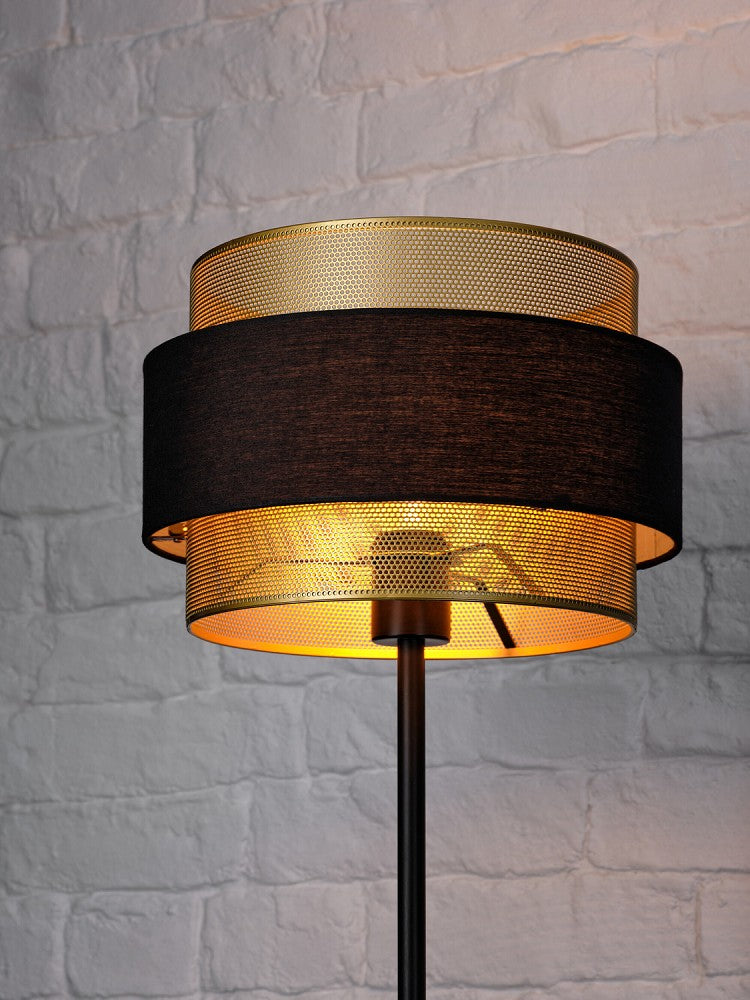 OSRAM Stehleuchte Standlampe Leuchte Hornet Decor E27 LED Schwarz Gold Lampe - 4058075847927