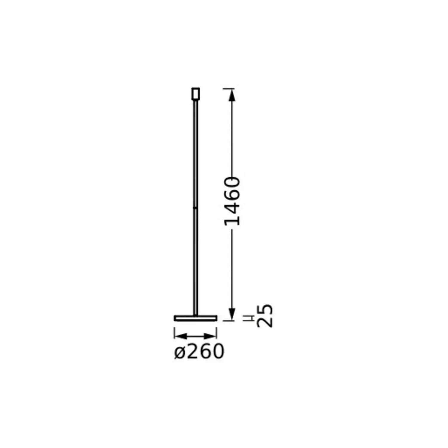 B-Ware Osram Stehleuchte Decor Stick Stehlampe Standleuchte Höhe 146 Cm Beige E27 - 4099854440427