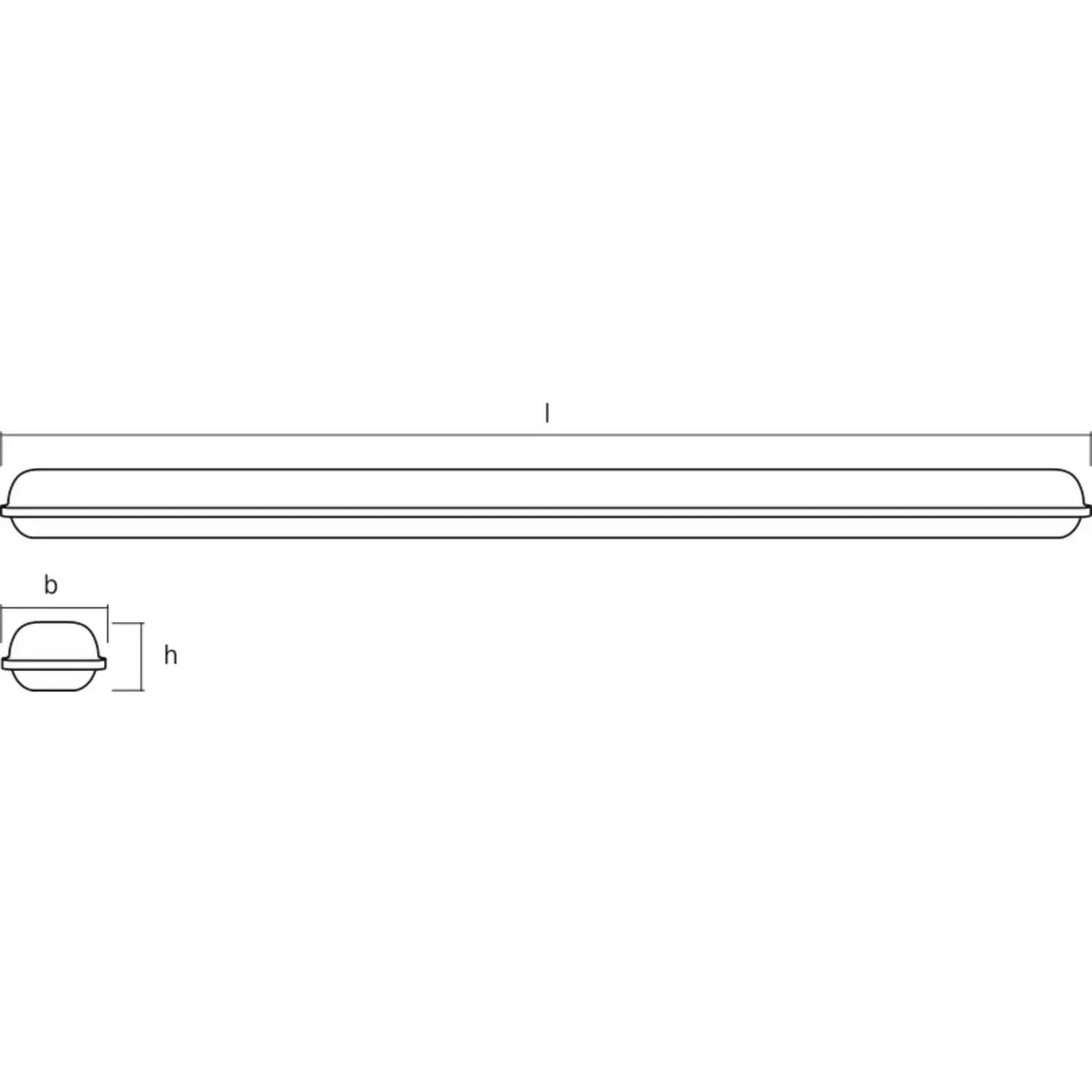 B-Ware Osram Submarine Feuchtraumleuchte Feuchtraumlampe Led Leuchte 1,5m 48 W 4000 K - 4099854428951
