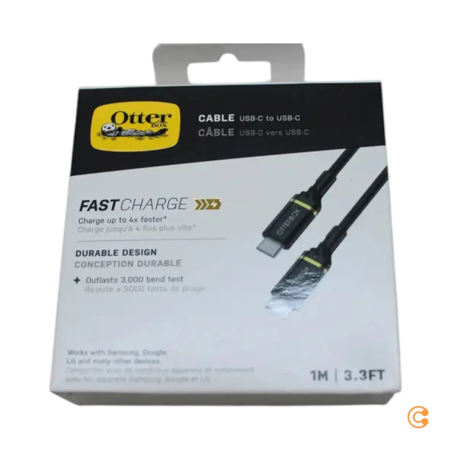 B-Ware Otter Box Kabel Ladekabel Verbindungskabel Usb C Schnellladen Schwarz 1m 4 Stück - 840104211892