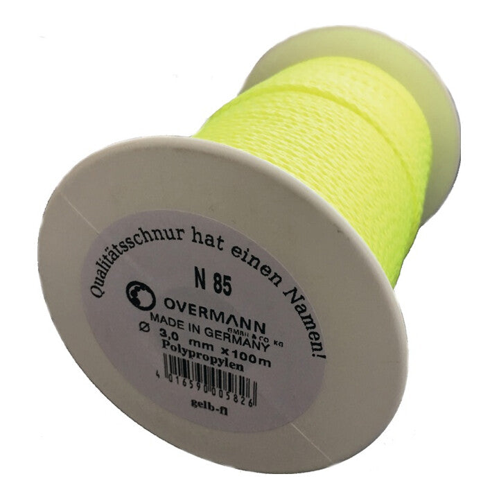 Overmann Pflastererschnur Maurerschnur bis 100 kg Polypropylen gelb 100m 6 Stück - 4016590005826