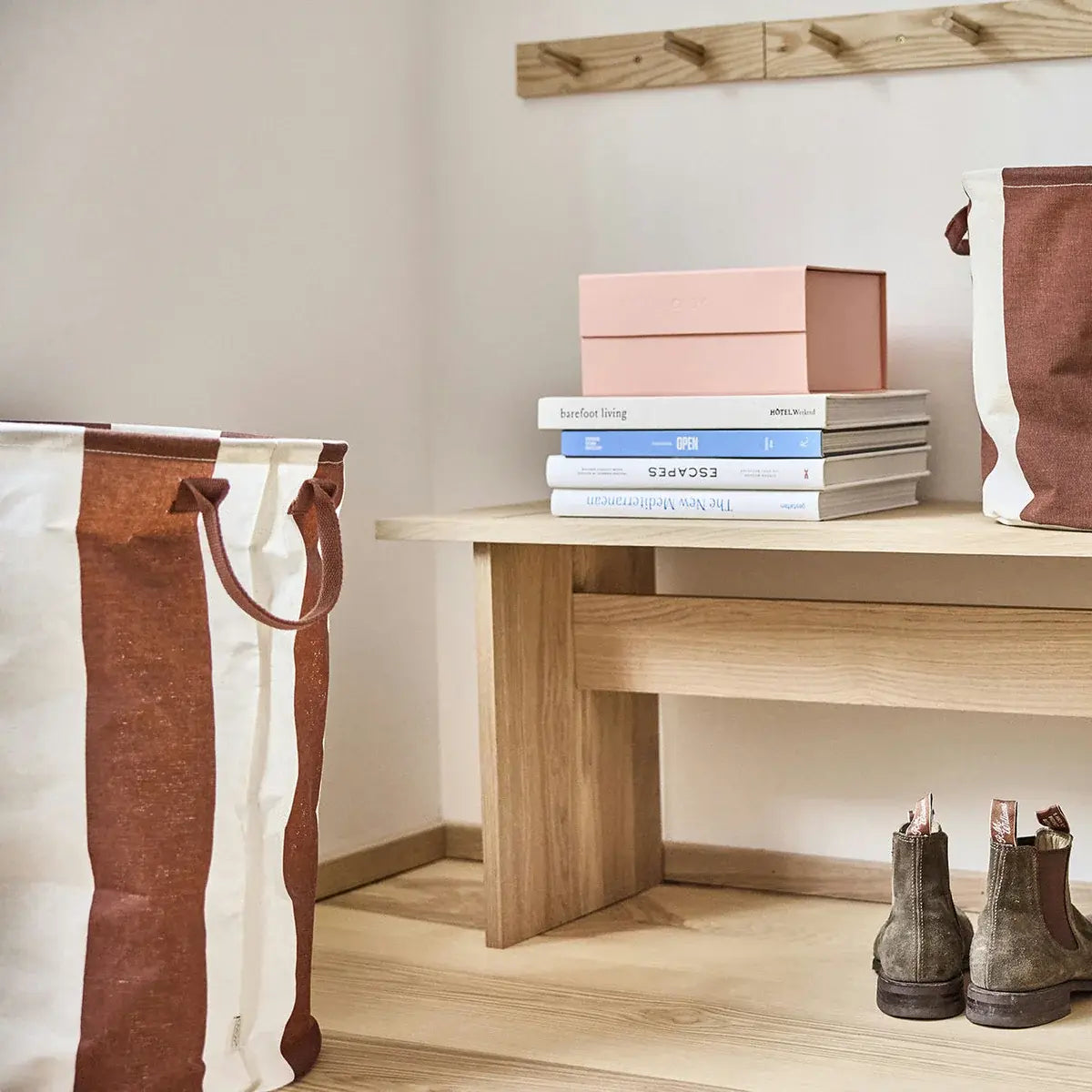 B-Ware Oyoy Aufbewahrungsbox Kiste Hako Box Stone 33x25cm Karton Grau Aufbewahrung - 5712195071585