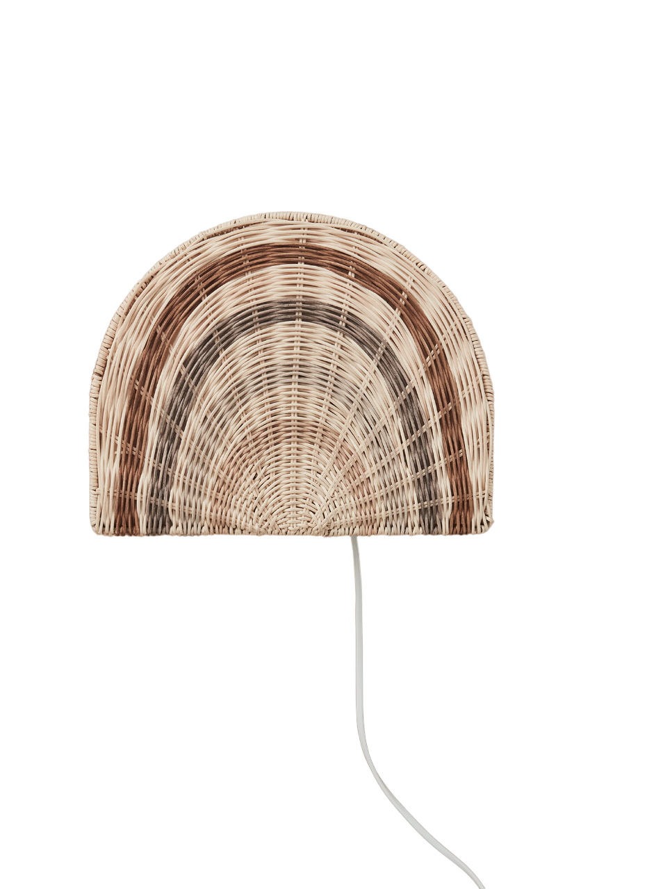 Oyoy Mini Wandlampe Wandleuchte Lampe Rainbow Rattan Kinderzimmer Beleuchtung B-Ware - 5712185071349