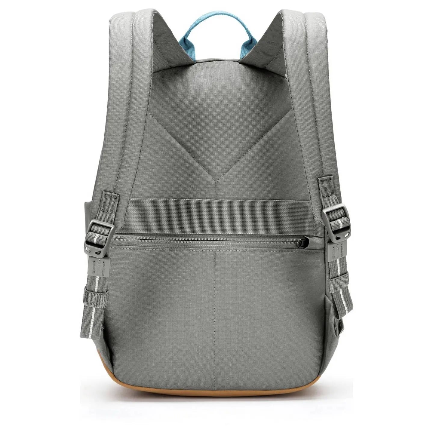 B-Ware Pacsafe Go 15l Rucksack Backpack Notebook Laptopfach Stone Recyceltes Pet