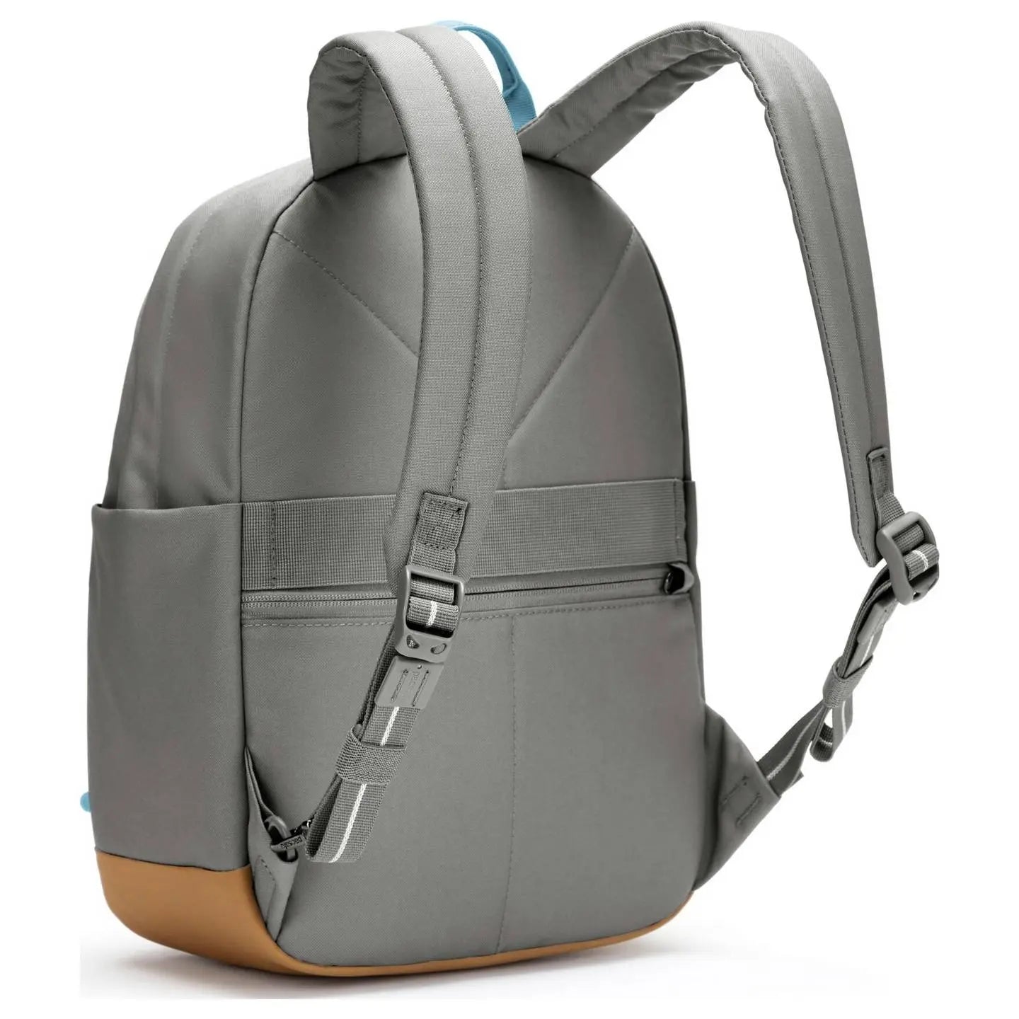 B-Ware Pacsafe Go 15l Rucksack Backpack Notebook Laptopfach Stone Recyceltes Pet