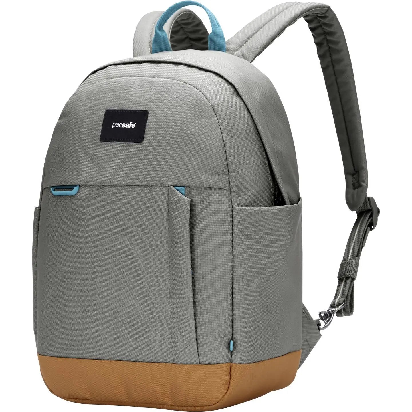 B-Ware Pacsafe Go 15l Rucksack Backpack Notebook Laptopfach Stone Recyceltes Pet