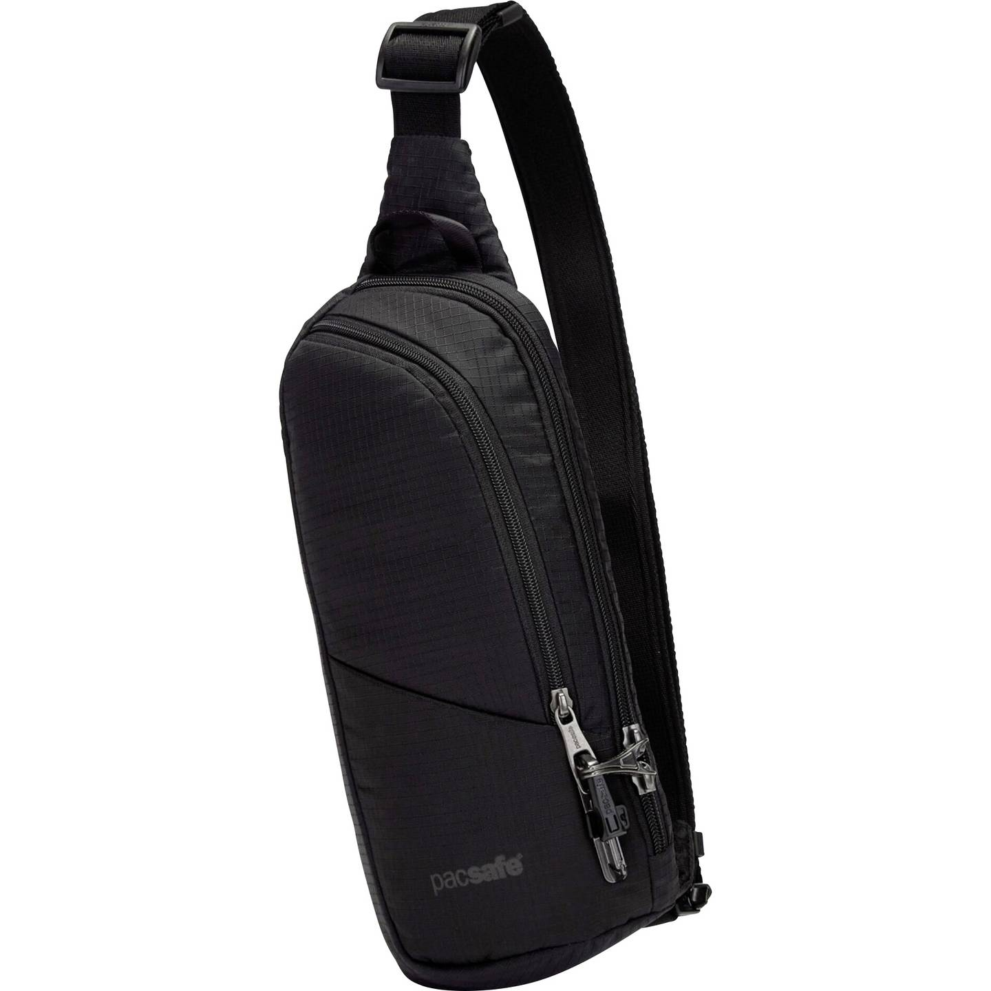 B-Ware Pacsafe Umhängetasche Sling Pack Tasche Vibe 150 2.5 L Schwarz 16x33x6cm - 688334053840