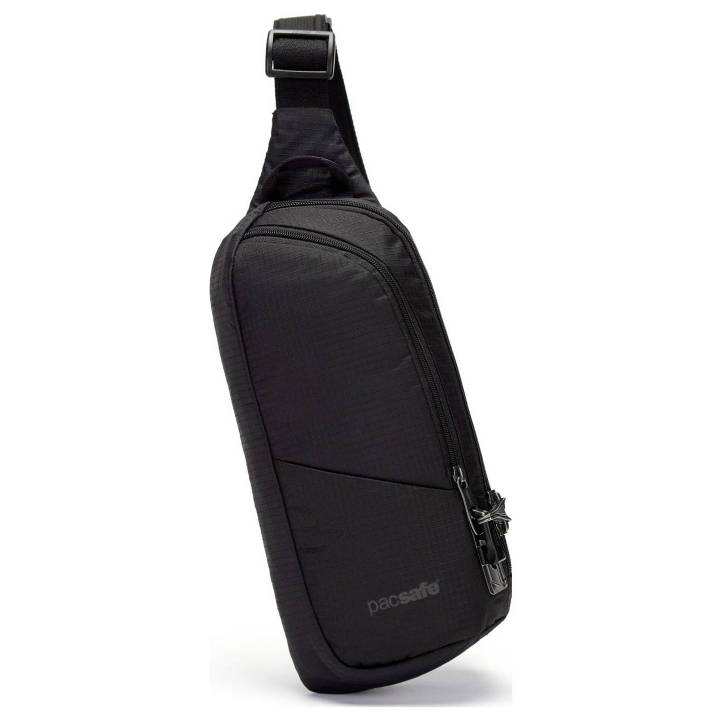 B-Ware Pacsafe Umhängetasche Sling Pack Tasche Vibe 150 2.5 L Schwarz 16x33x6cm - 688334053840