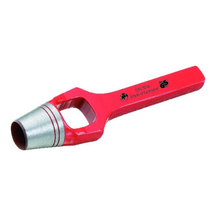 B-Ware Paffrath Henkellocheisen Ausstanzer Lochwerkzeug 60mm Rot Spezial Werkzeugstahl - 4028614106006
