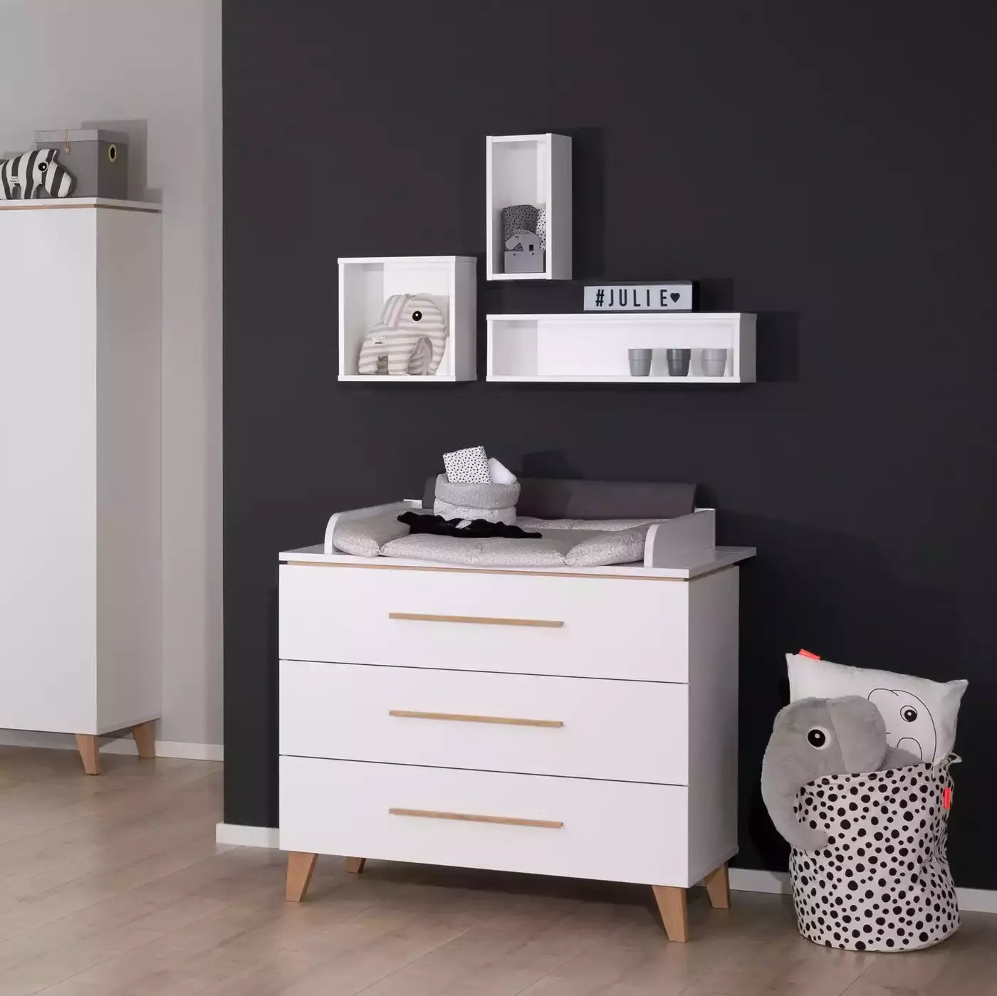 B-Ware Paidi Wandbox Regal Julie Aufbewahrung Kinderzimmer Weiß Stauraum Spielzeug - 4250004671973
