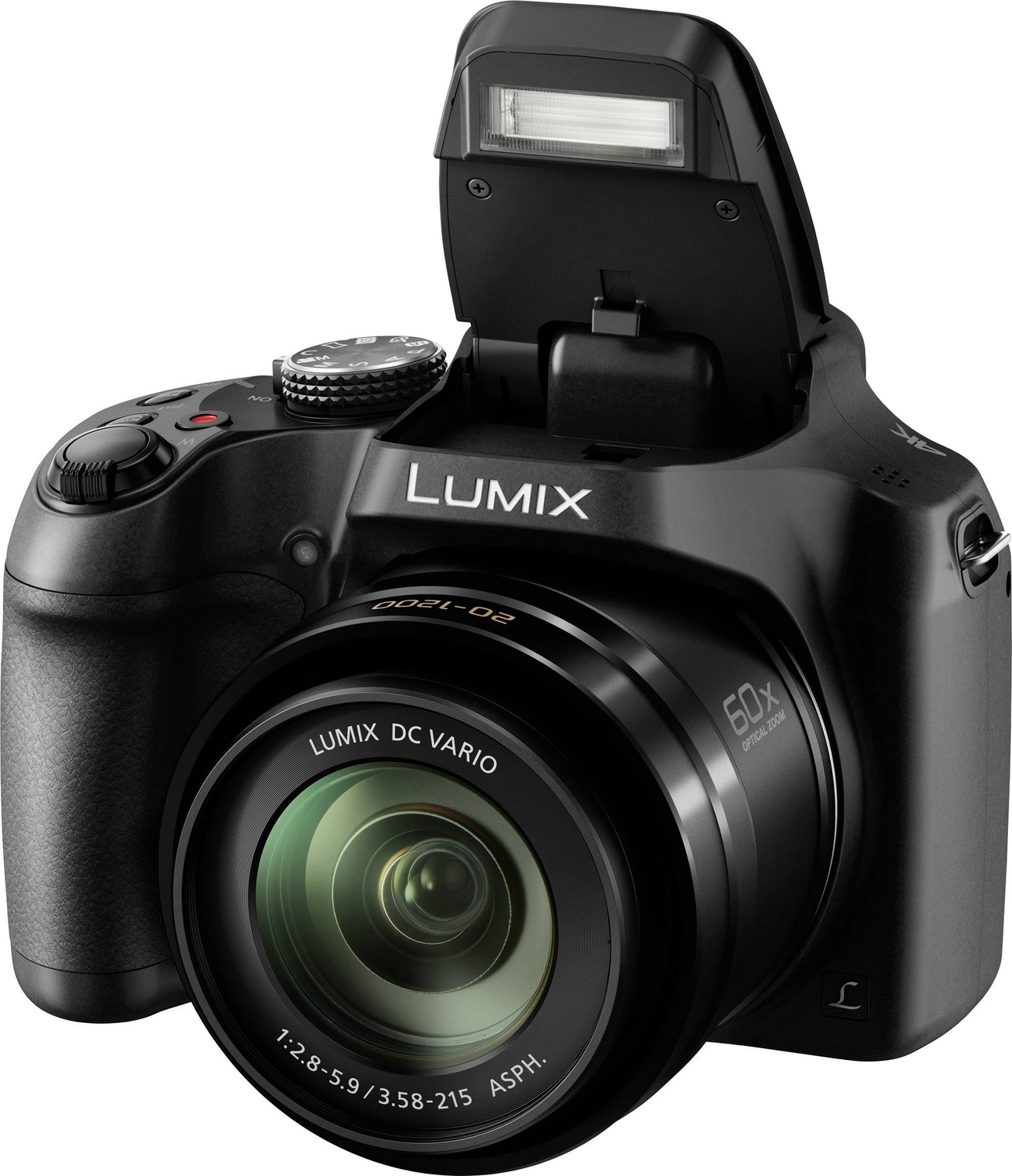 D-Ware Panasonic Dc Fz82 Digitalkamera 18.1 Megapixel 60 X Schwarz 4 K Video Defektware