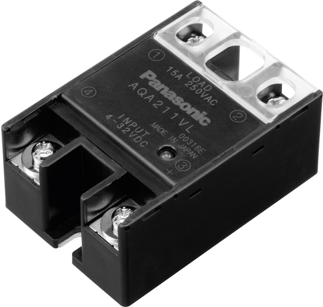 Panasonic Omron Halbleiterrelais Schalter Aqa411 Vl 25 A 250 Vdc Relais Modul B-Ware