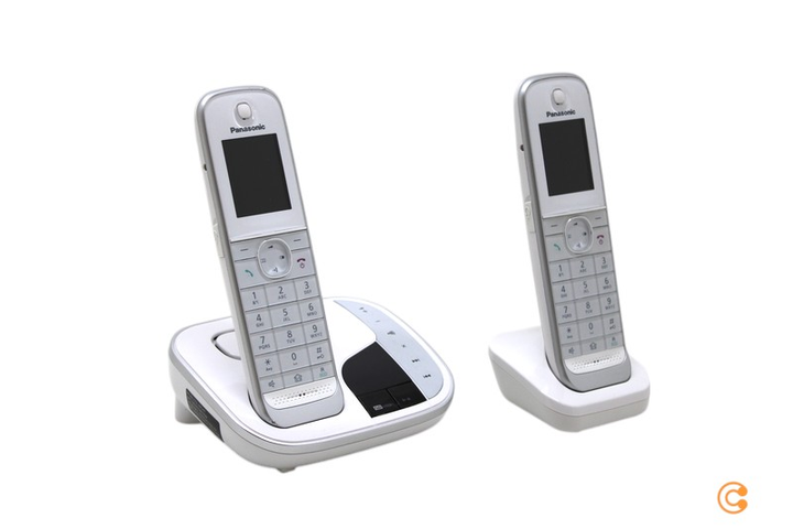 Panasonic Kx Tgj322 Gw Schnurloses Telefon Analog Mobil Teil Siehe Text/Foto B-Ware