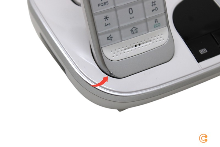 Panasonic Kx Tgj322 Gw Schnurloses Telefon Analog Mobil Teil Siehe Text/Foto B-Ware