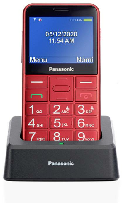 B-Ware Panasonic Kx Tu155 Senioren Handy Seniorenhandy 1400m Ah Micro Usb Usb Handy Rot - 5025232915330