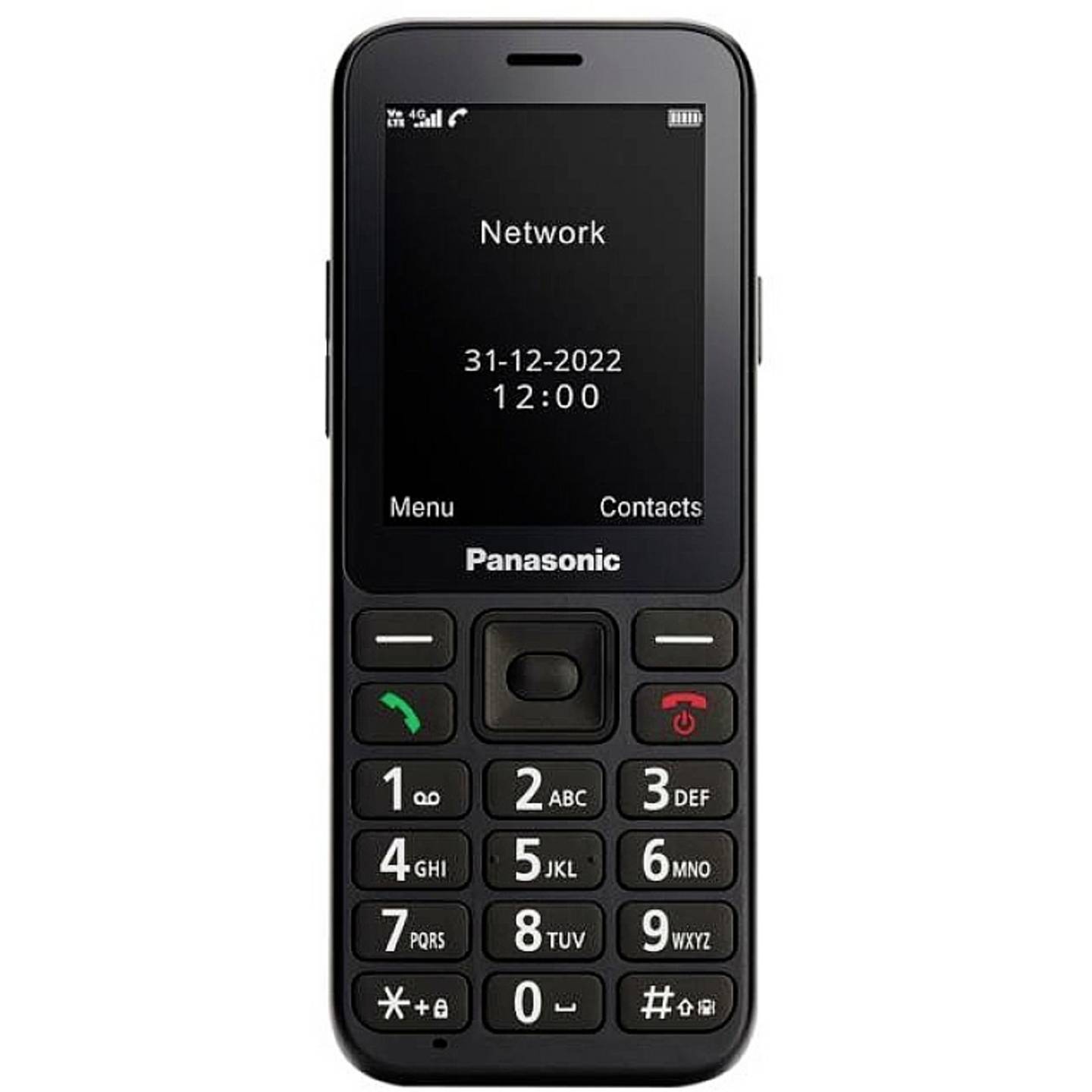 Panasonic KX-TU250 Senioren-Handy tragbar Telefon lange Akkulaufzeit Schwarz - 5025232931149