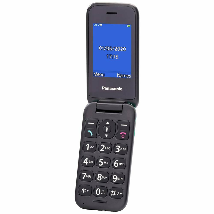 Panasonic Kx Tu400 Exc Klapphandy Tastenhandy Handy 2,4 Zoll Farb Siehe Text/Foto B-Ware