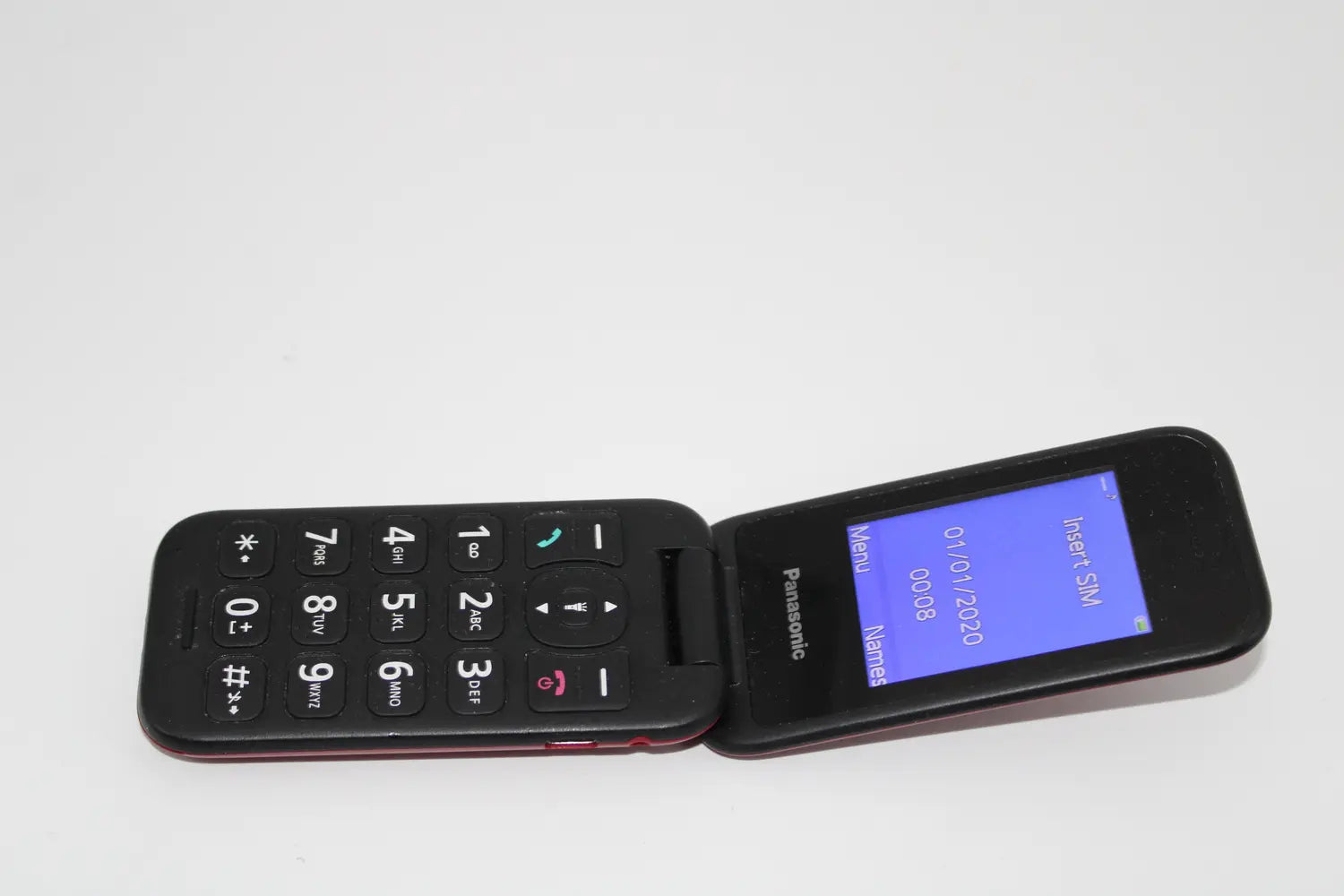 C-Ware Panasonic Kx Tu400 Senioren Klapp Handy Rot Mobiles Telefon Siehe Text/Foto