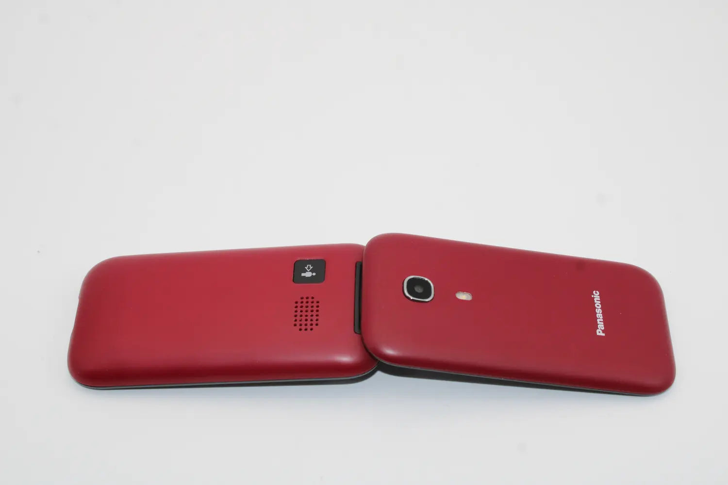 C-Ware Panasonic Kx Tu400 Senioren Klapp Handy Rot Mobiles Telefon Siehe Text/Foto