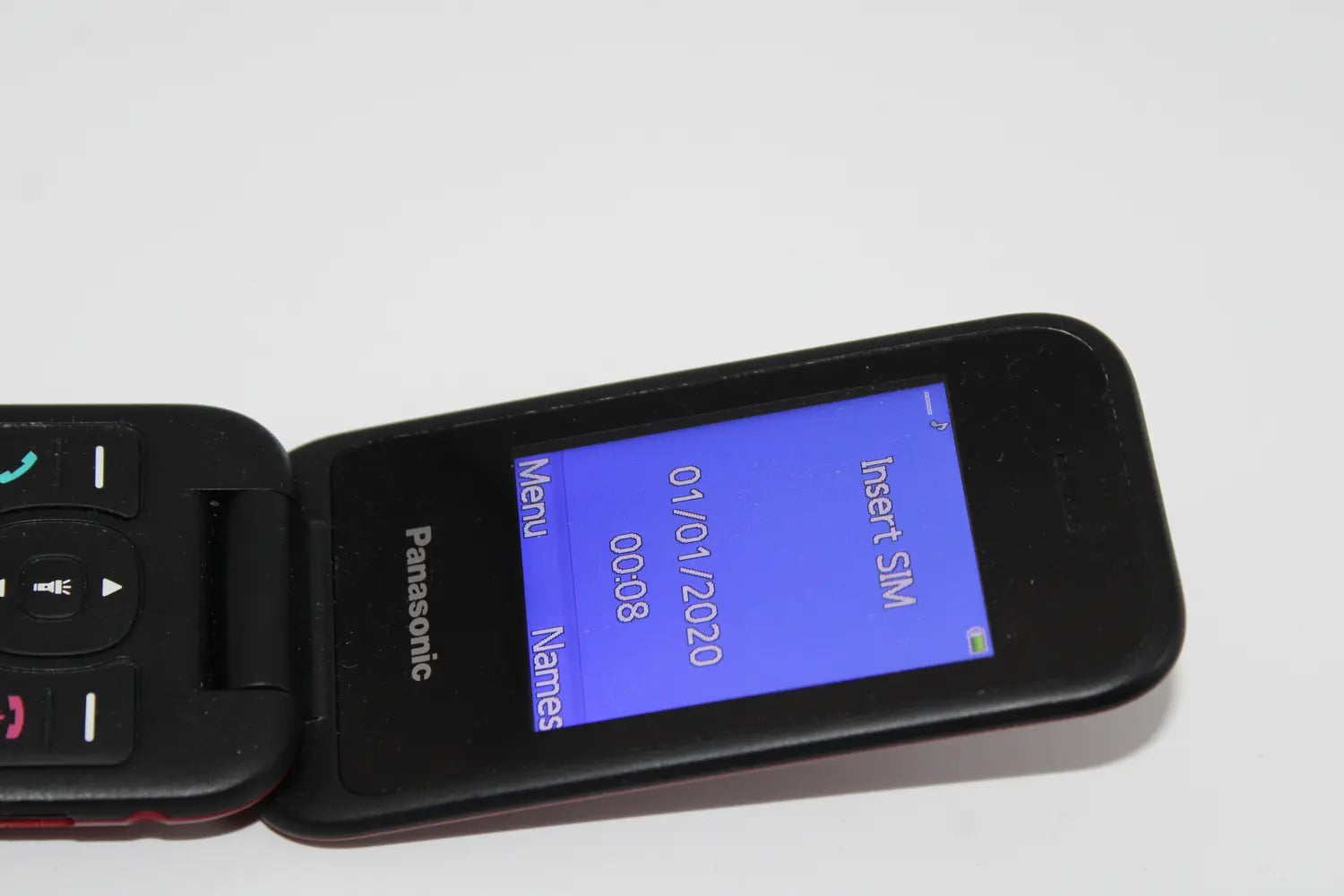 C-Ware Panasonic Kx Tu400 Senioren Klapp Handy Rot Mobiles Telefon Siehe Text/Foto