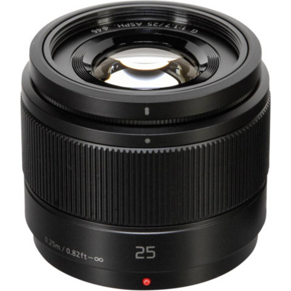 Panasonic Objektiv Standardobjektiv Lumix G1,7/25 H-H025E-K Festbrennweite 25mm - 5025232835126