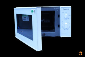 C-Ware Panasonic Solo Mikrowelle 800W Mikrowellenofen Glasdrehteller SIEHE TEXT/FOTO