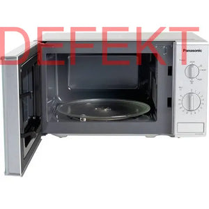 D-Ware Panasonic Mikrowelle Solo Mikrowelle 800 W 20 L Garraum 5 Stufen Silber Defektware