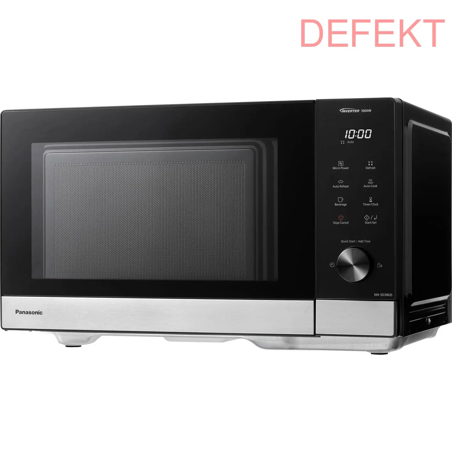 D-Ware Panasonic Mikrowelle Ofen Nn Gd38 Qsepg Schwarz Edelstahl 1000 W Defektware - 5025232969753