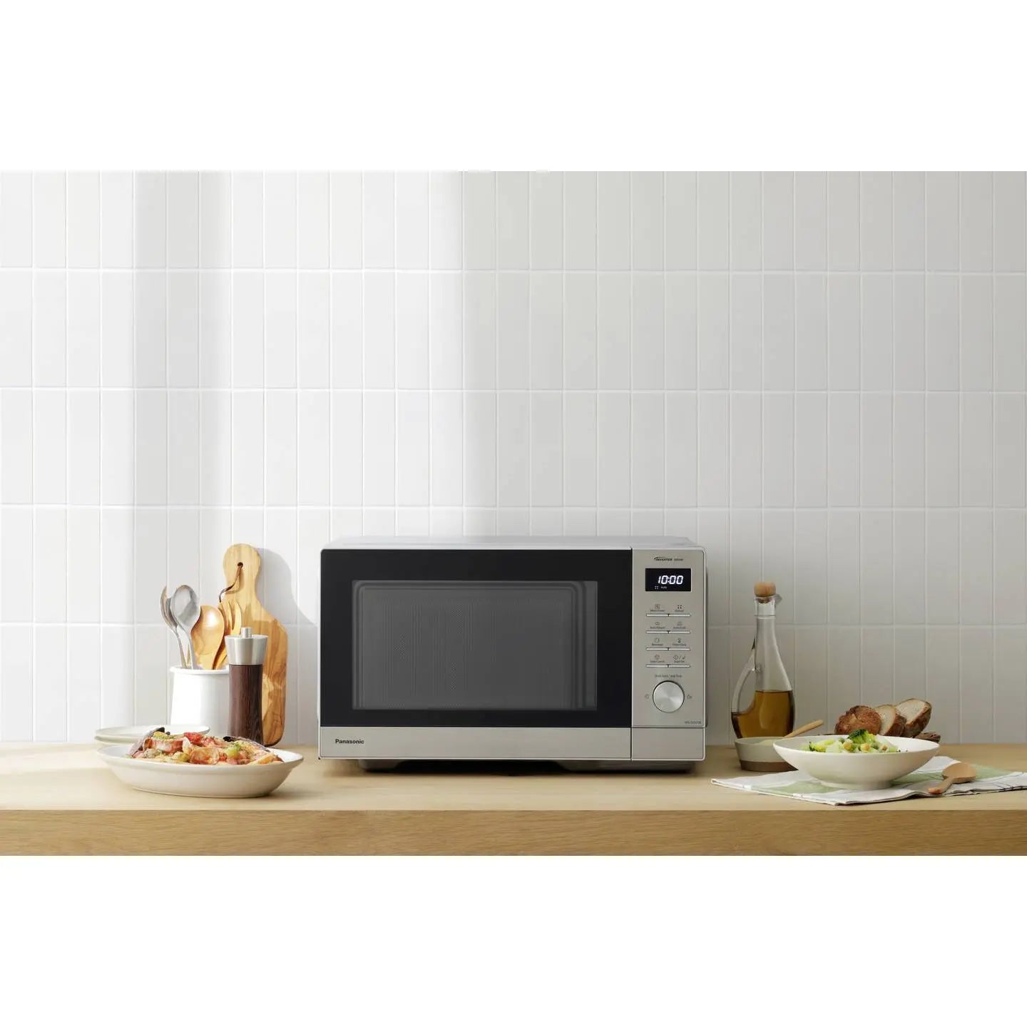 B-Ware Panasonic Nn Sd37 Qsepg Mikrowelle Inv.T. Küchenofen Mikrowelle 23 L Silber - 5025232969807