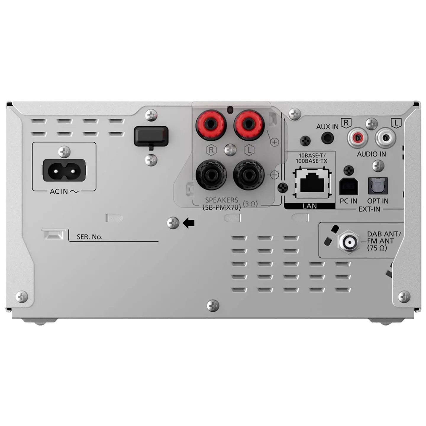 B-Ware Panasonic Sc Pmx802 E S Stereoanlage Air Play, Bluetooth  Cd, Dab+, Usb, Wlan, U - 5025232915101