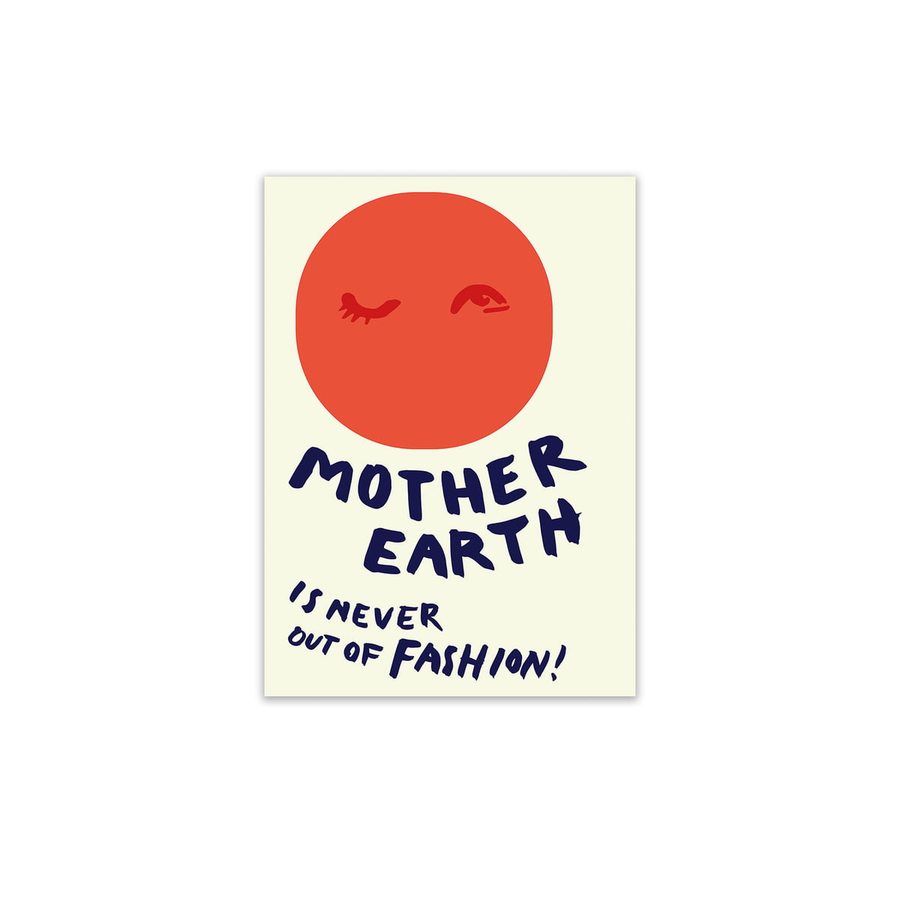 Paper Collective Poster Kunstdruck Mother Earth Mehrfarbig 30 X 40 Cm Umwelt B-Ware - 5713450014156