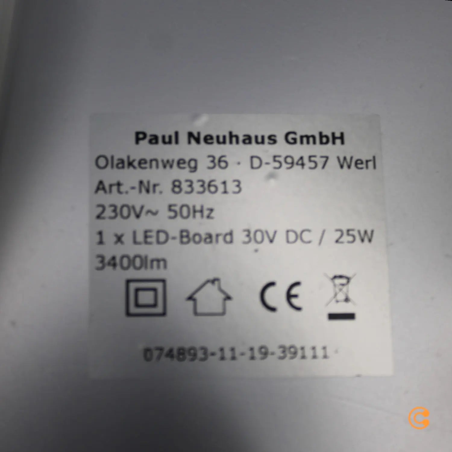 B-Ware Paul Neuhaus Frameless Deckenlampe Rgbw 60x30cm Deckenlampe Siehe Text - 4012248336137