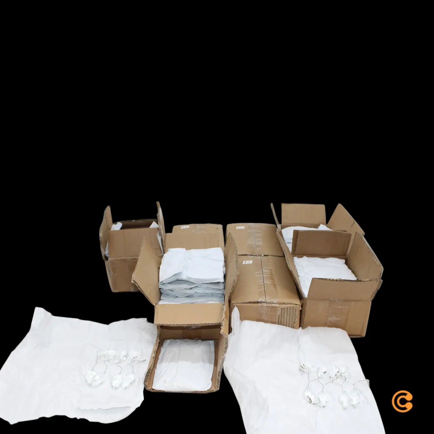 B-Ware Paul Neuhaus Kronleuchter Deckenleuchte Ricicle Chrom Kristall Aluminium - 4012248382097