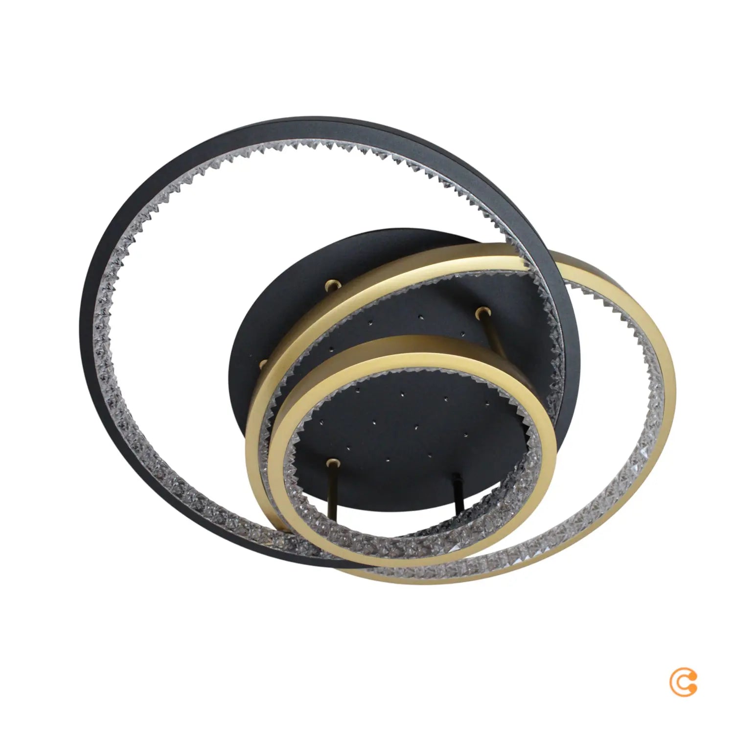 Plafonnier LED Paul Neuhaus Rotazo, noir, produit de seconde main.