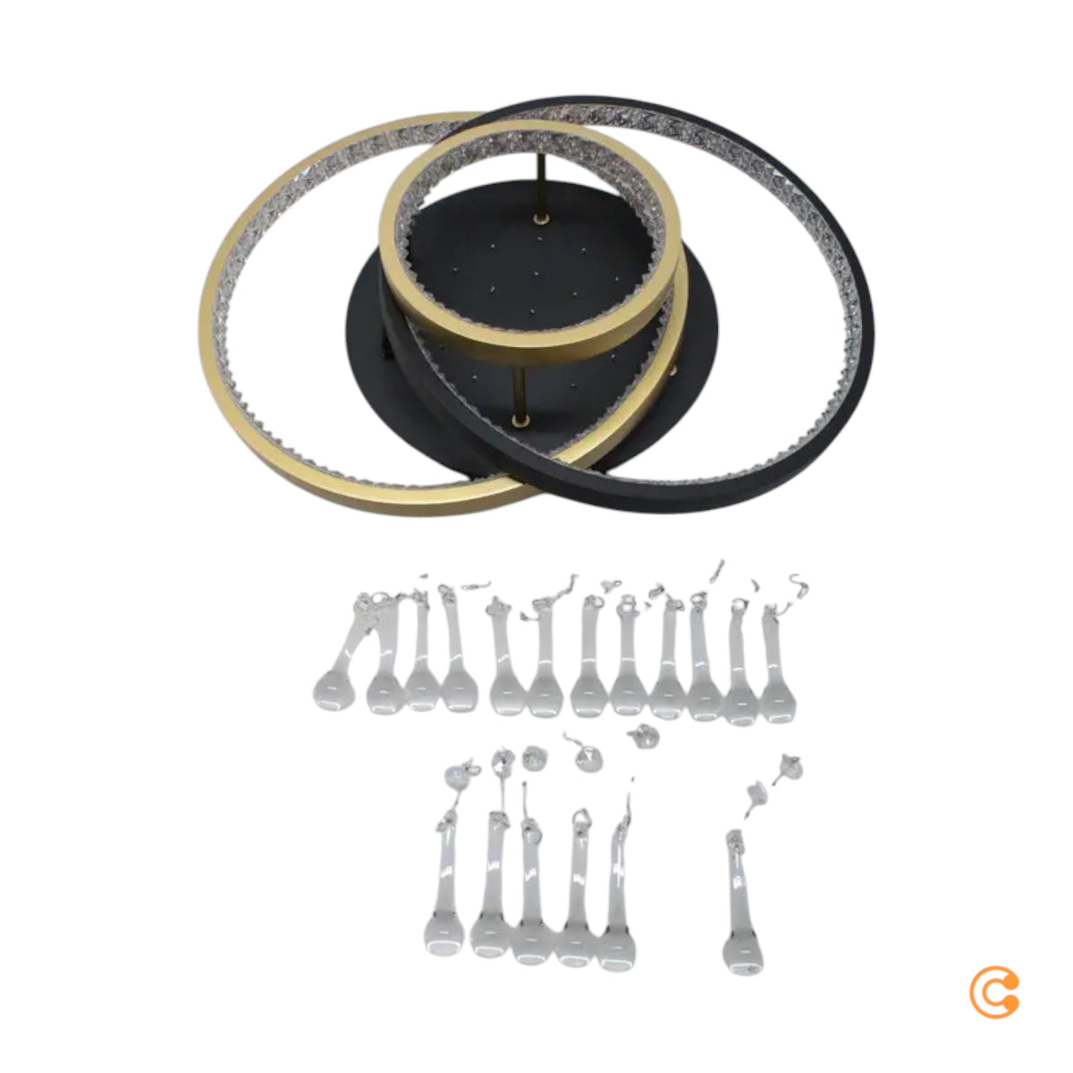 Paul Neuhaus Deckenlampe Rotazo LED dimmbar Lampe Leuchte schwarz messing - 4012248384572