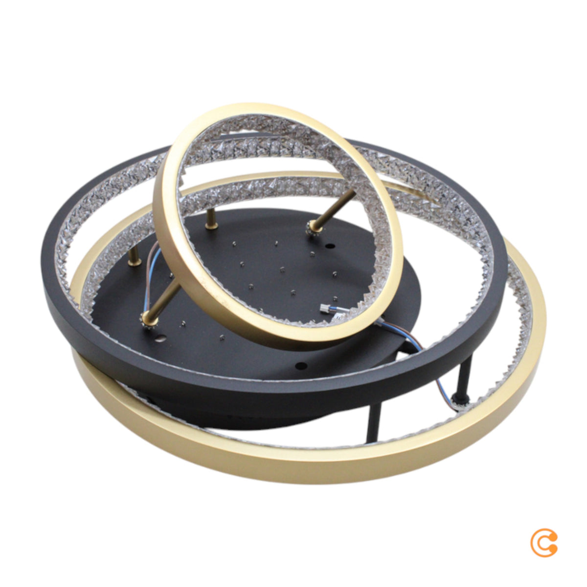 Paul Neuhaus Deckenlampe Rotazo LED dimmbar Lampe Leuchte schwarz messing - 4012248384572