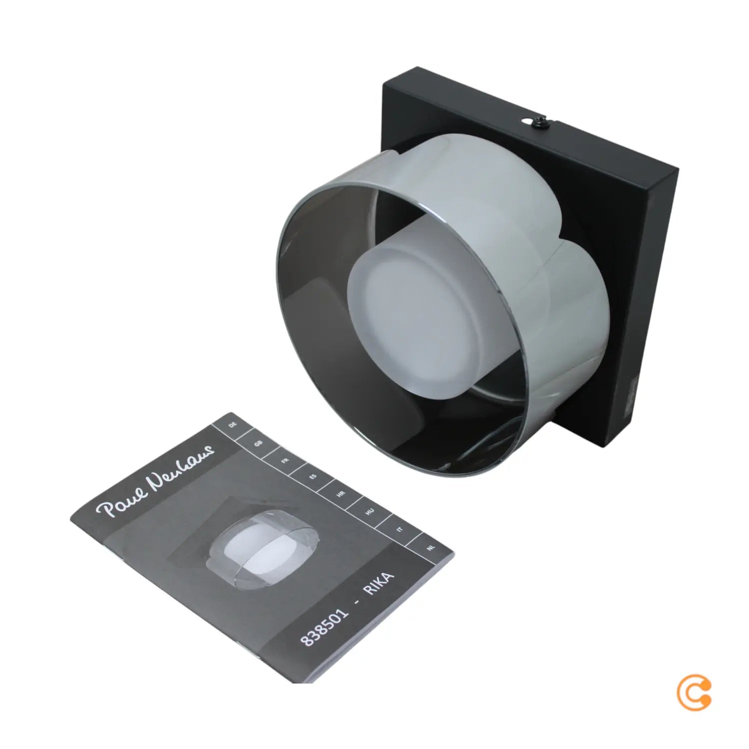 B-Ware Paul Neuhaus Deckenleuchte Lampe Led Dimmbar Schwarz Glas Raumbeleuchtung