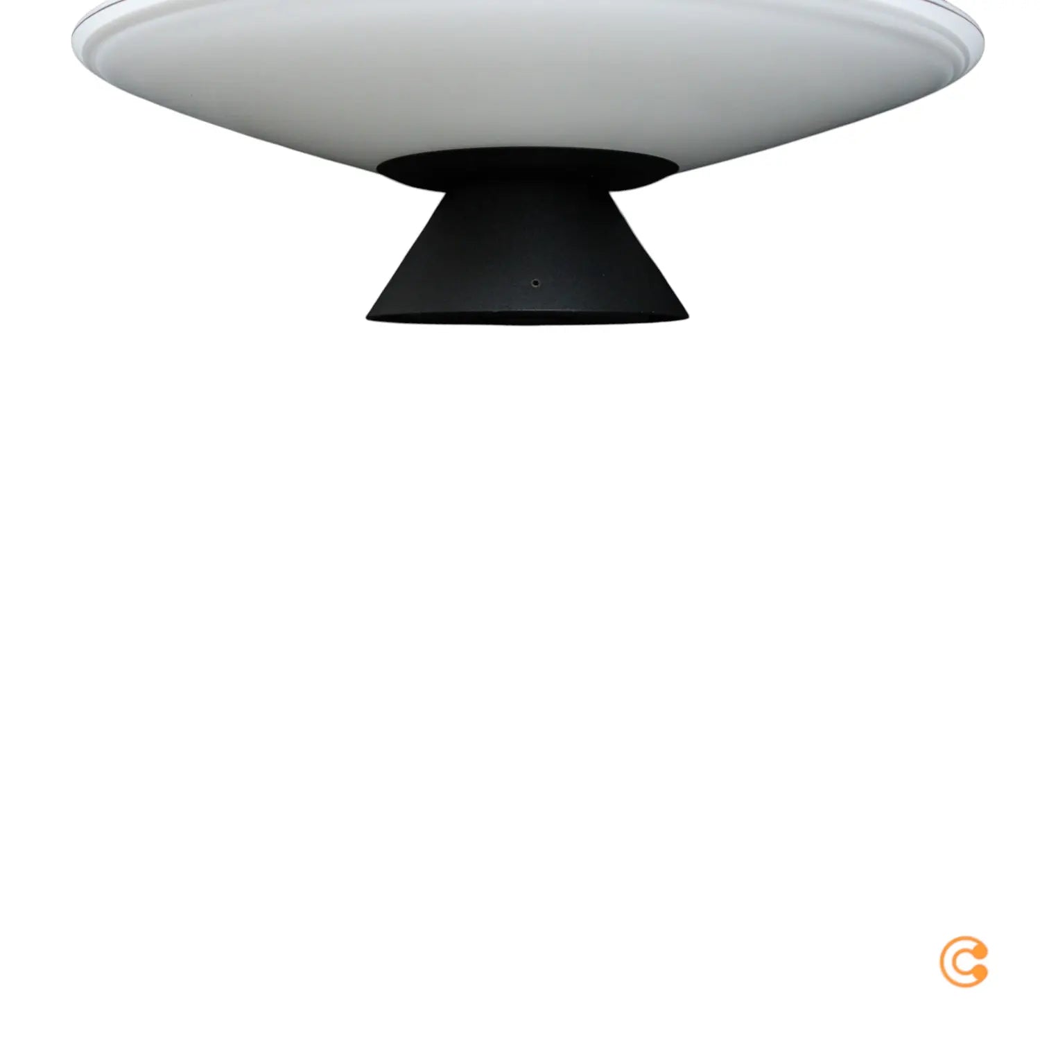 B-Ware Paul Neuhaus Deckenlampe Deckenleuchte Led Elipsa Weiß Schwarz Glas Eisen ø 35cm - 4012248397510