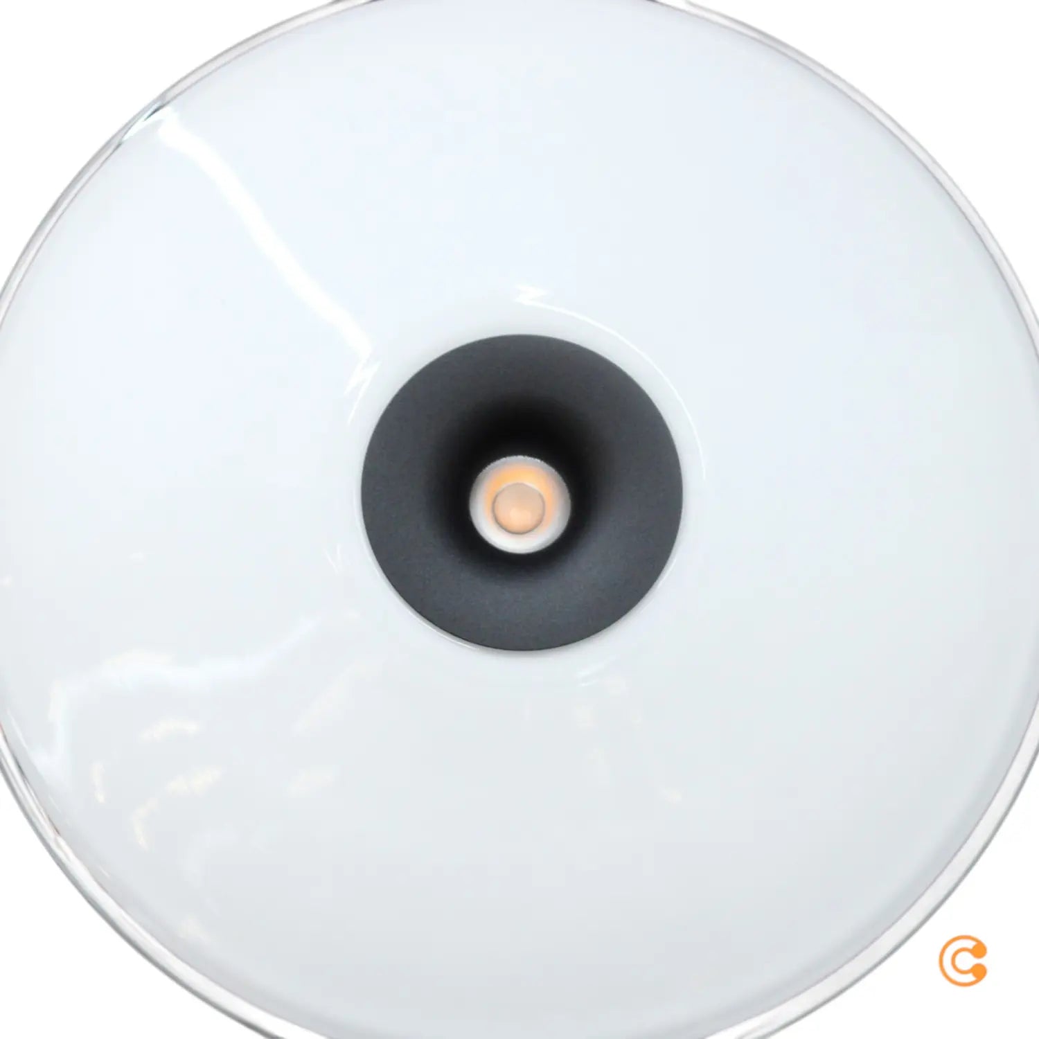 B-Ware Paul Neuhaus Deckenlampe Deckenleuchte Led Elipsa Weiß Schwarz Glas Eisen ø 35cm - 4012248397510